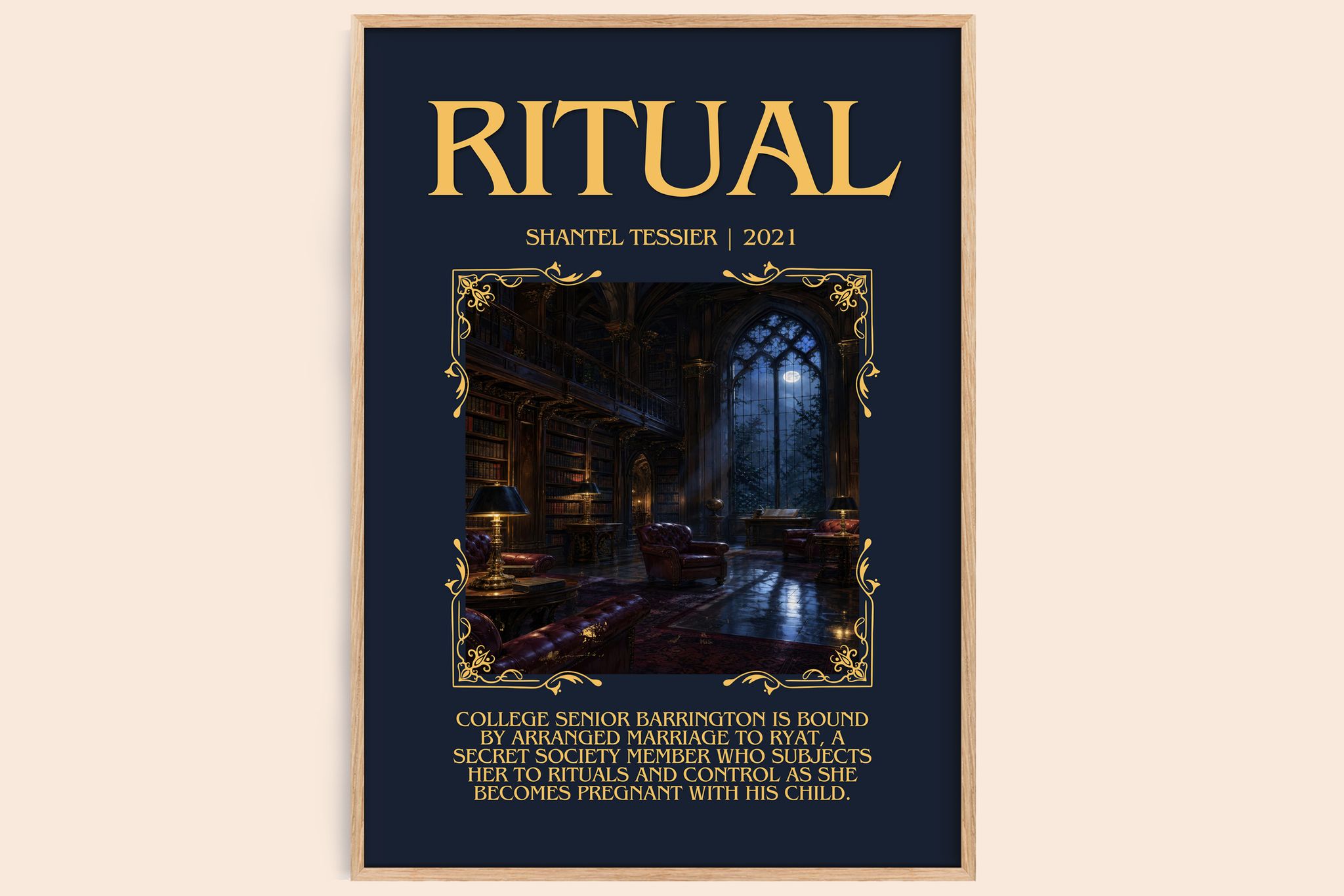Ritual Minimalist Book Poster by Shantel Tessier