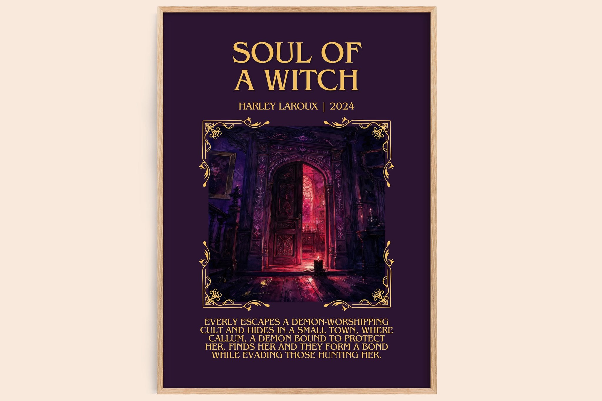 Soul of a Witch Minimalist Book Poster by Harley Laroux