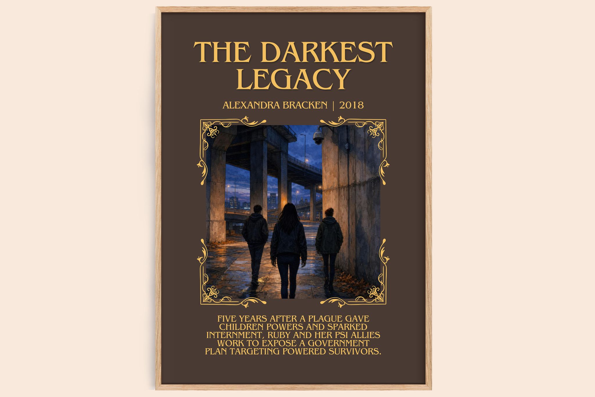 The darkest legacy Minimalist Book Poster by Alexandra Bracken
