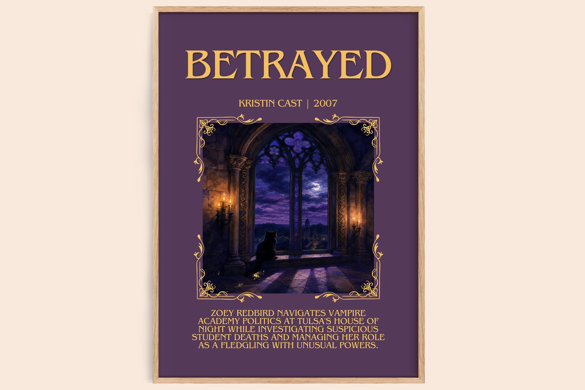 Betrayed Minimalist Book Poster by Kristin Cast