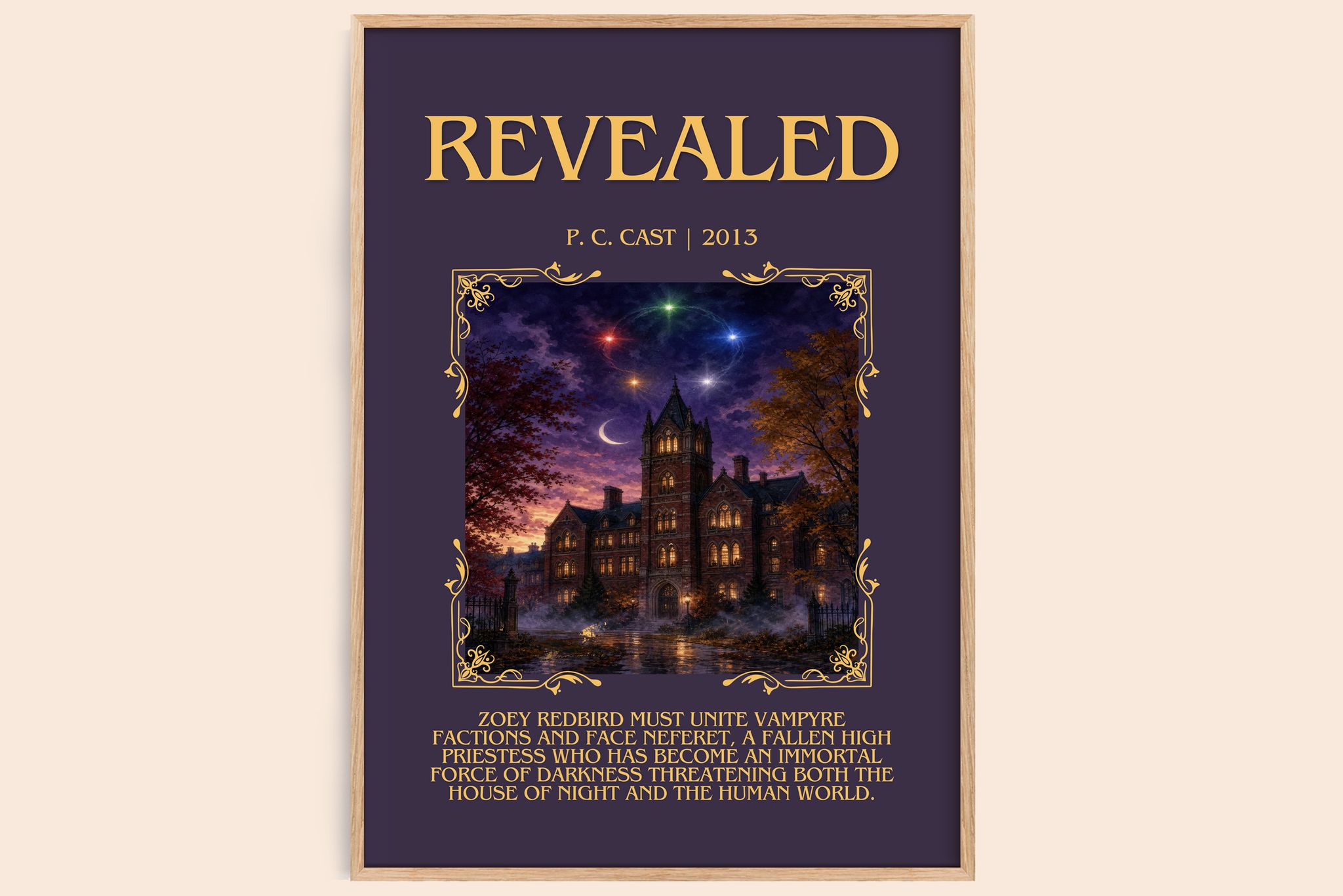 Revealed Minimalist Book Poster by P. C. Cast