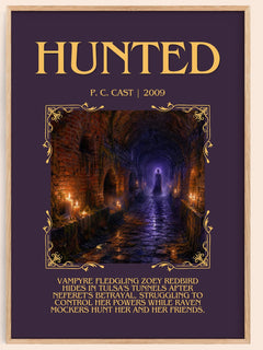 Hunted Minimalist Book Poster by P. C. Cast – image 1