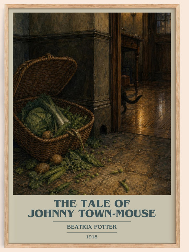 The Tale Of Johnny Town-Mouse Book Cover Poster by Beatrix Potter