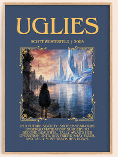 Uglies Minimalist Book Poster by Scott Westerfeld – image 1