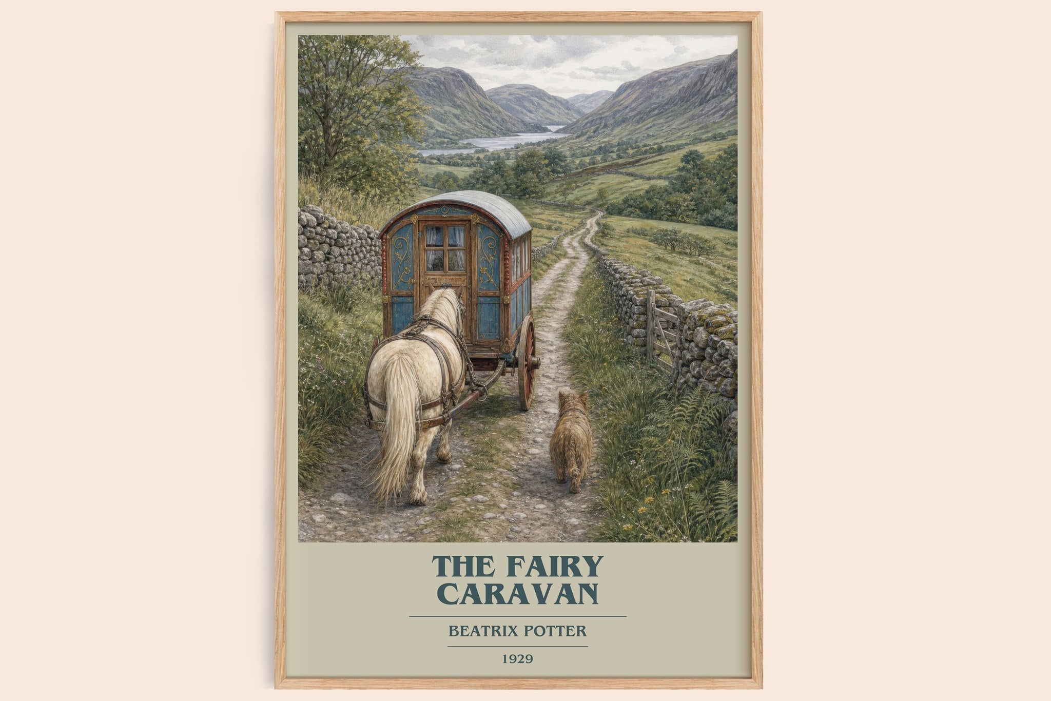 The Fairy Caravan Book Cover Poster by Beatrix Potter