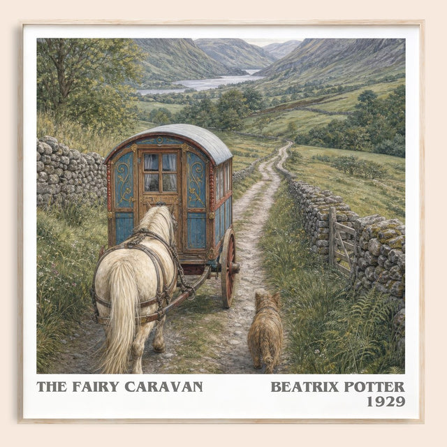 The Fairy Caravan Literary Art Print by Beatrix Potter