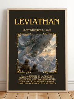 Leviathan Minimalist Book Poster by Scott Westerfeld – image 2
