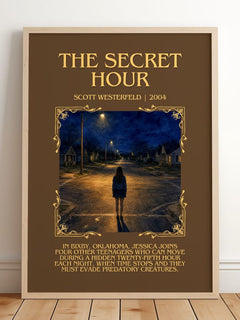 The Secret Hour Minimalist Book Poster by Scott Westerfeld – image 2