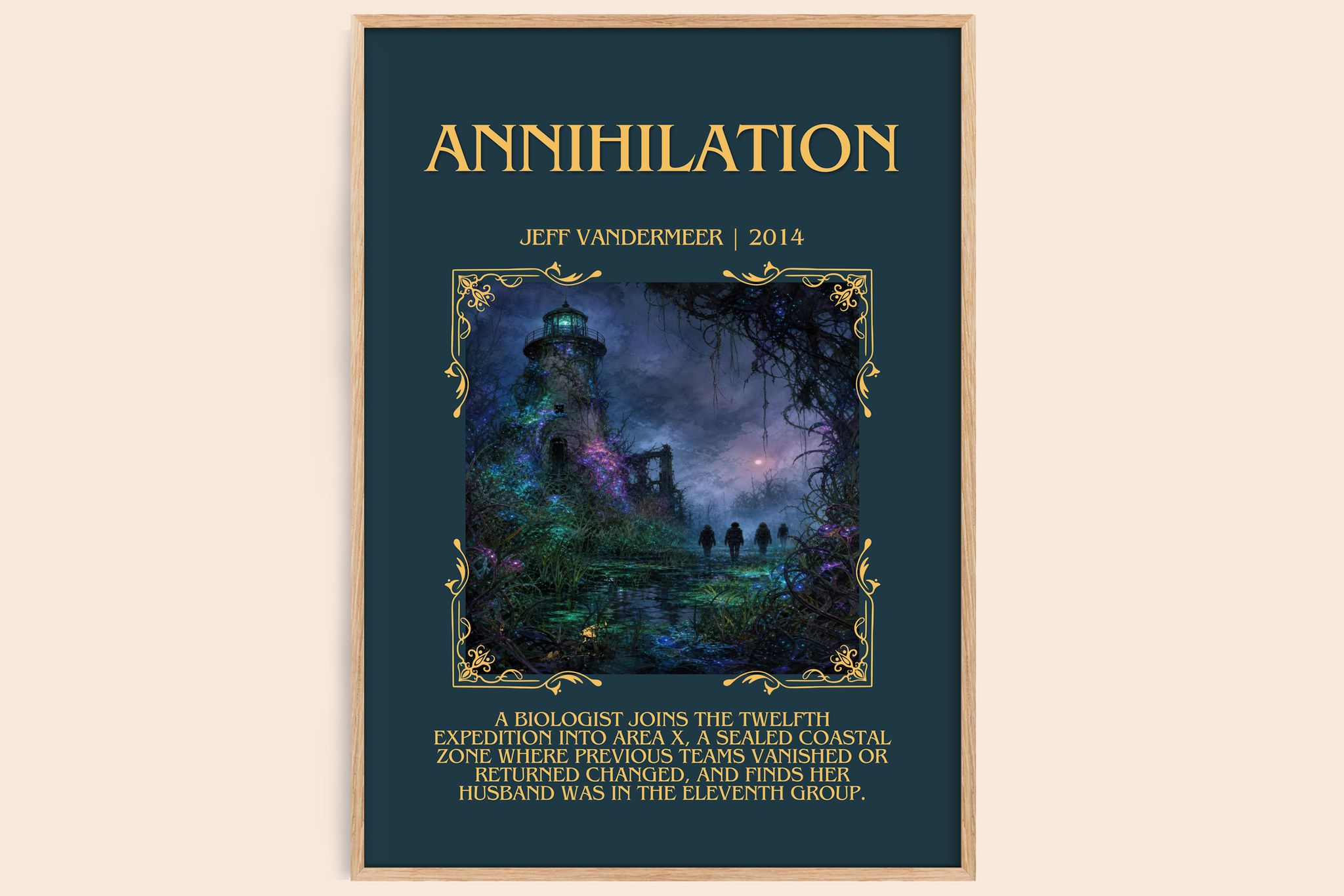 Annihilation Minimalist Book Poster by Jeff VanderMeer