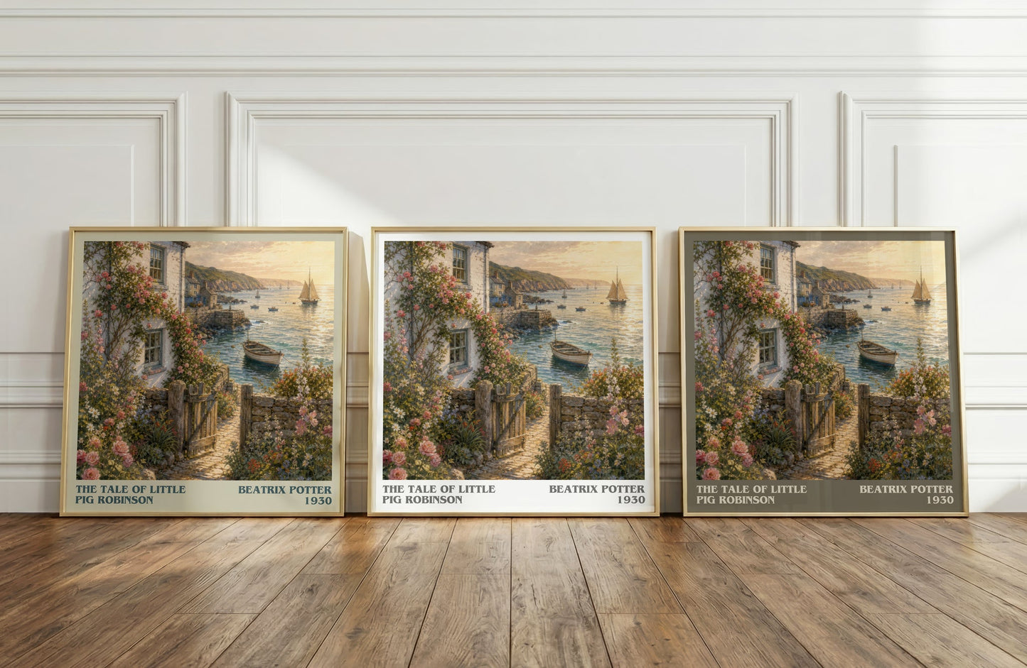 The Tale Of Little Pig Robinson literary art print colour and style options – Beatrix Potter book art