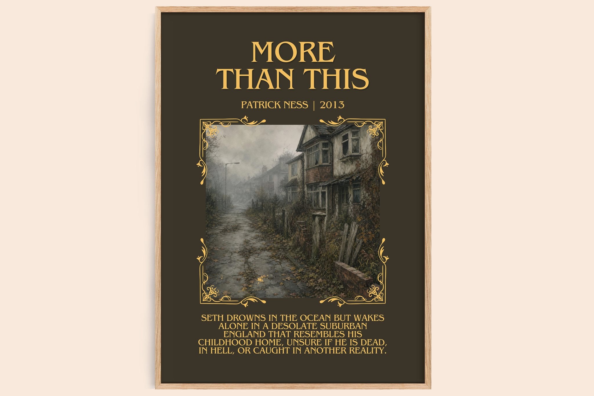 More Than This Minimalist Book Poster by Patrick Ness