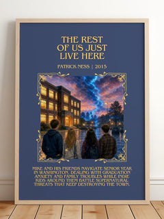 The rest of us just live here Minimalist Book Poster by Patrick Ness – image 2