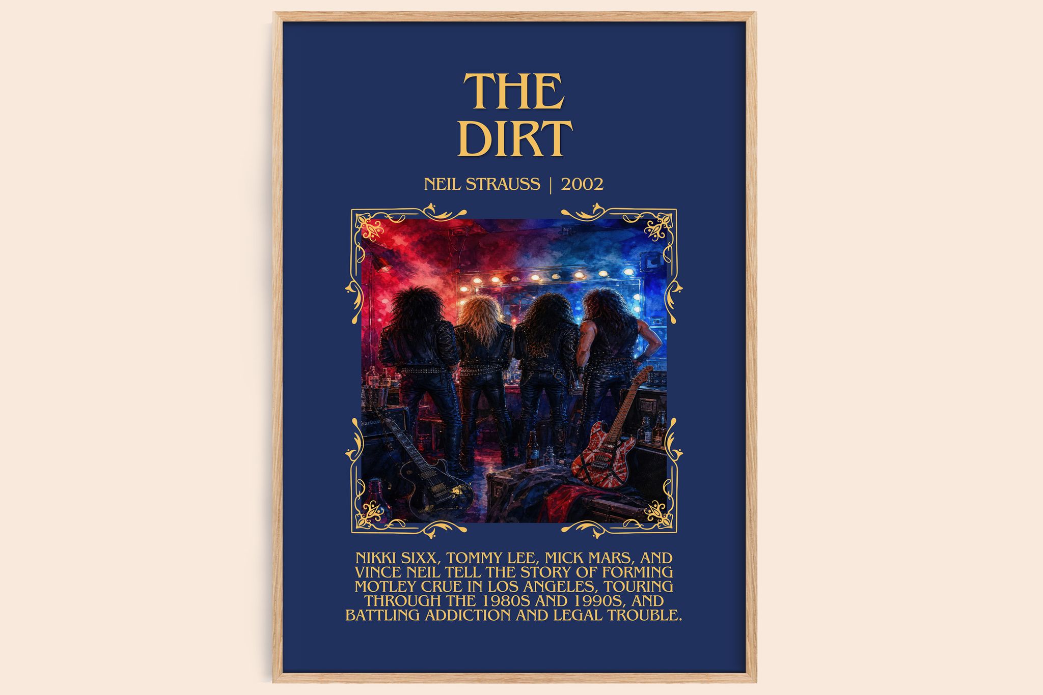 The Dirt Minimalist Book Poster by Neil Strauss