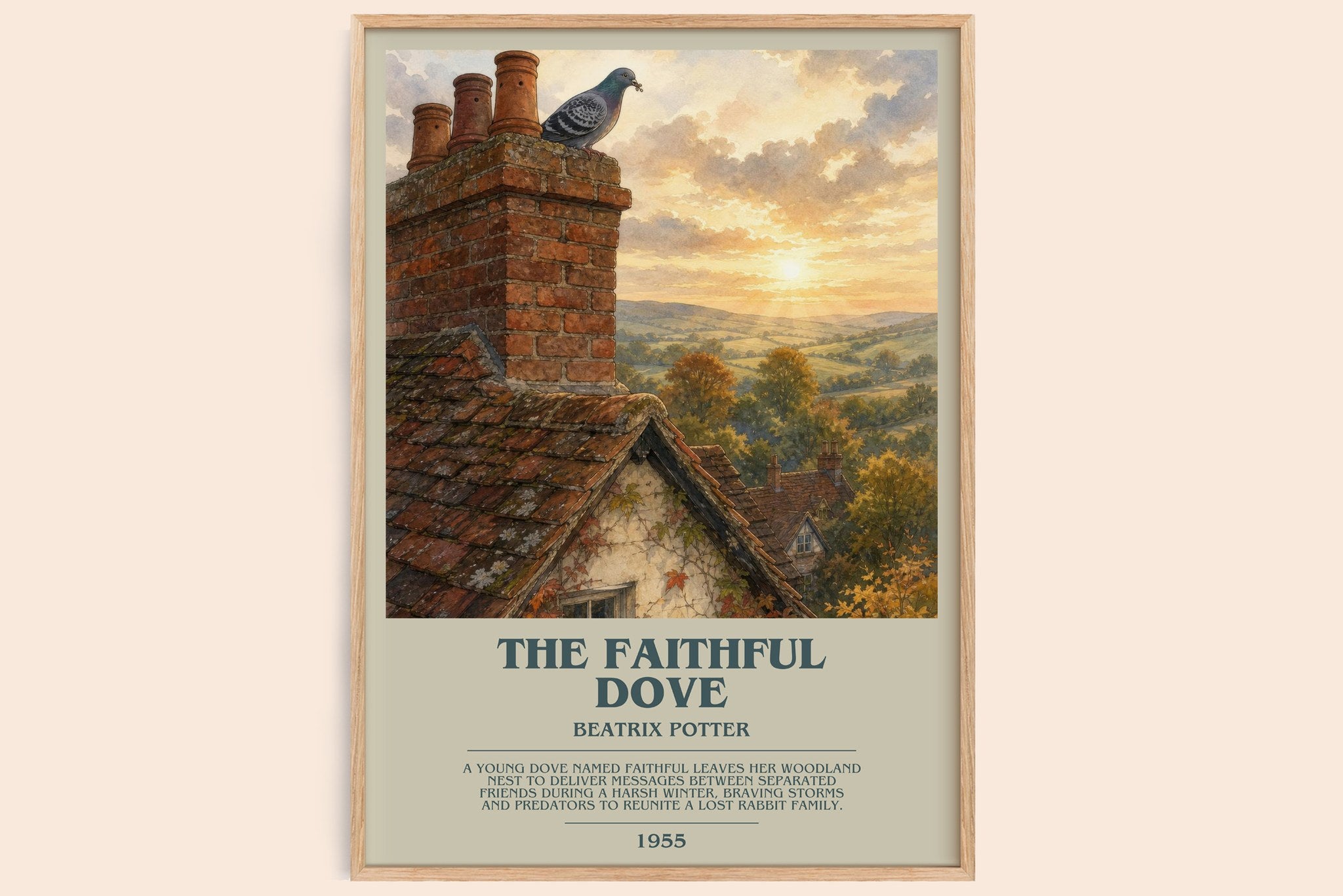 The Faithful Dove Bookish Wall Art by Beatrix Potter