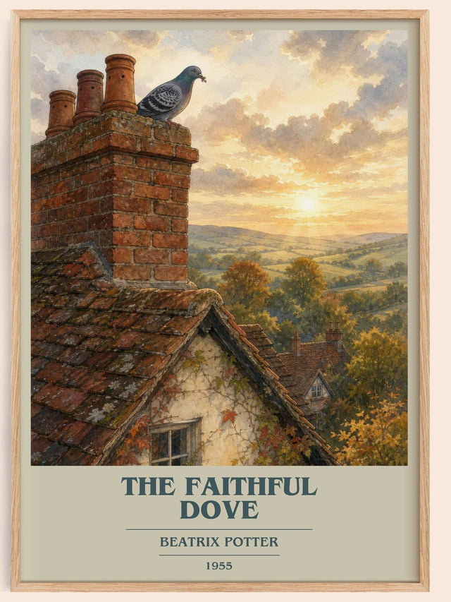 The Faithful Dove Book Cover Poster by Beatrix Potter