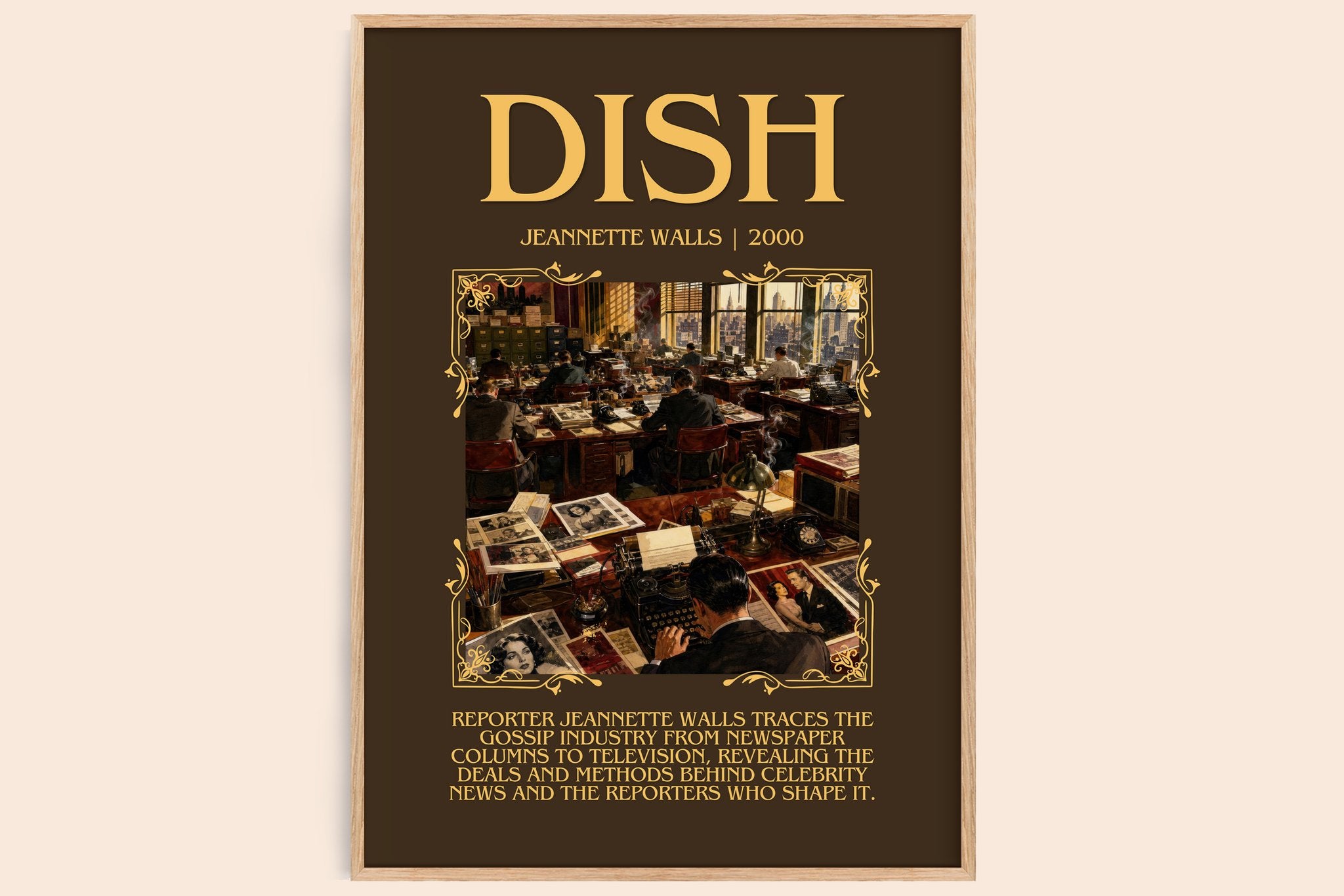 Dish Minimalist Book Poster by Jeannette Walls