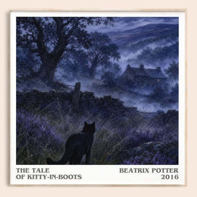 The Tale Of Kitty-In-Boots Literary Art Print by Beatrix Potter
