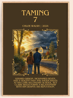 Taming 7 Minimalist Book Poster by Chloe Walsh – image 1
