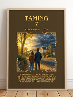 Taming 7 Minimalist Book Poster by Chloe Walsh – image 2