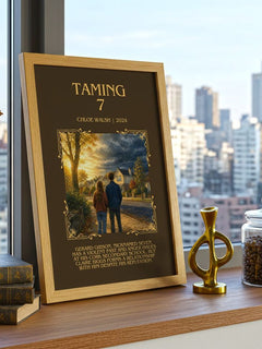 Taming 7 Minimalist Book Poster by Chloe Walsh – image 3