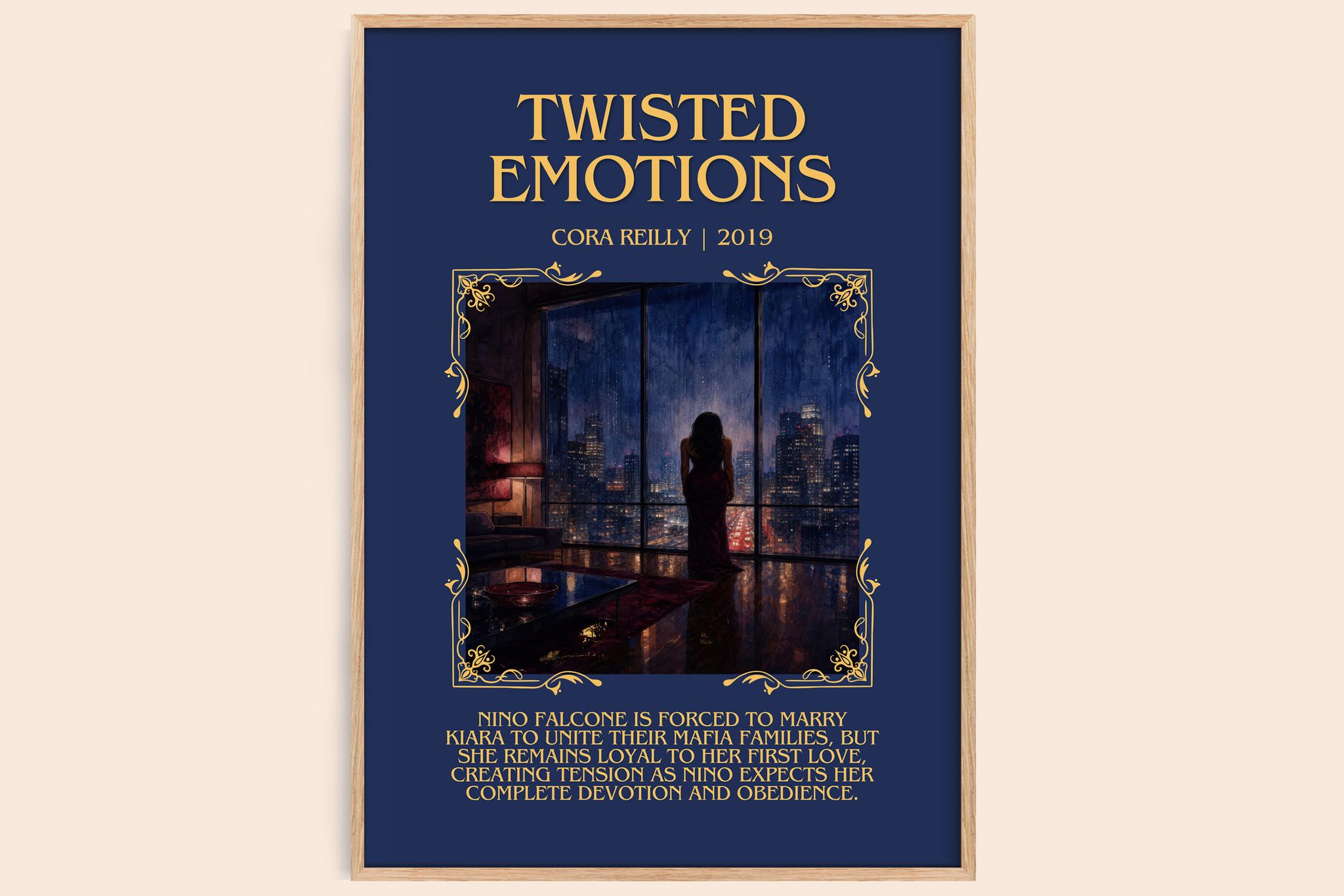 Twisted Emotions Minimalist Book Poster by Cora Reilly