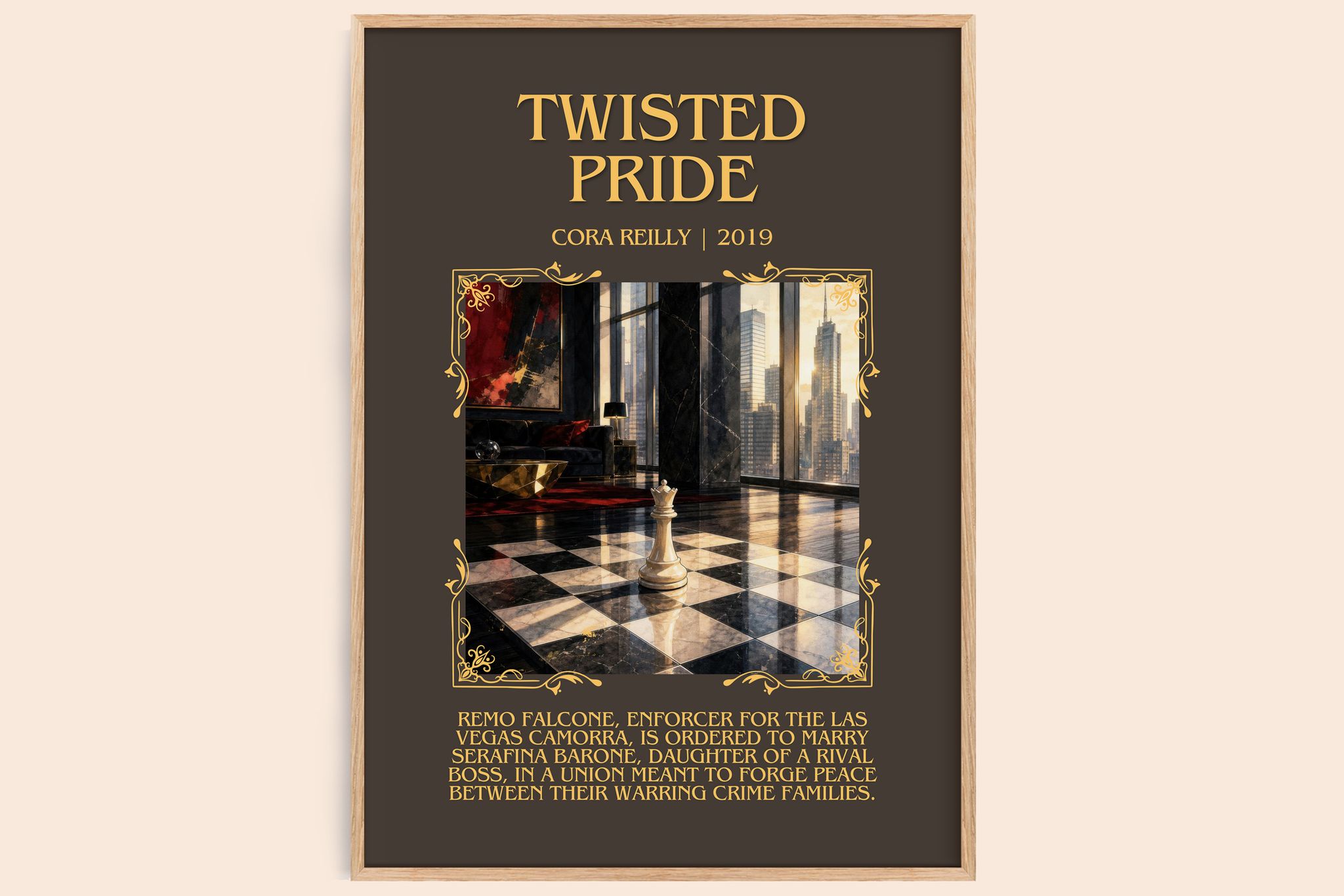 Twisted Pride Minimalist Book Poster by Cora Reilly