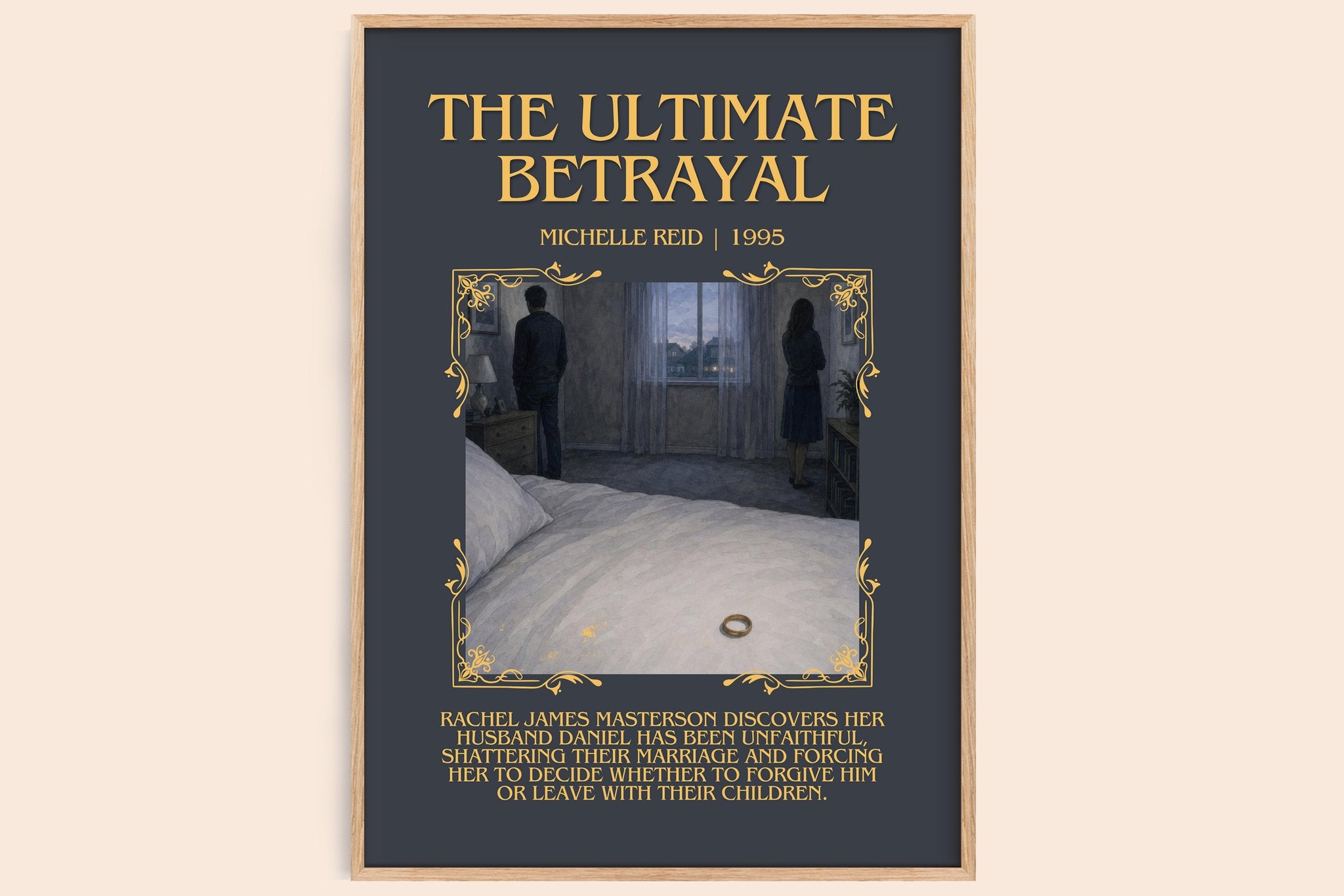 The Ultimate Betrayal Minimalist Book Poster by Michelle Reid