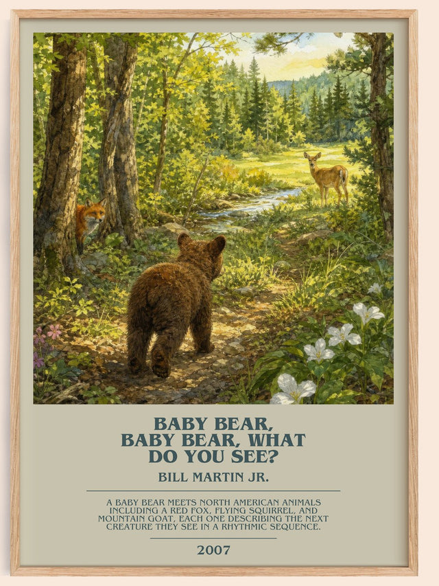 Baby Bear, Baby Bear, What Do You See? Bookish Wall Art by B. Jr.