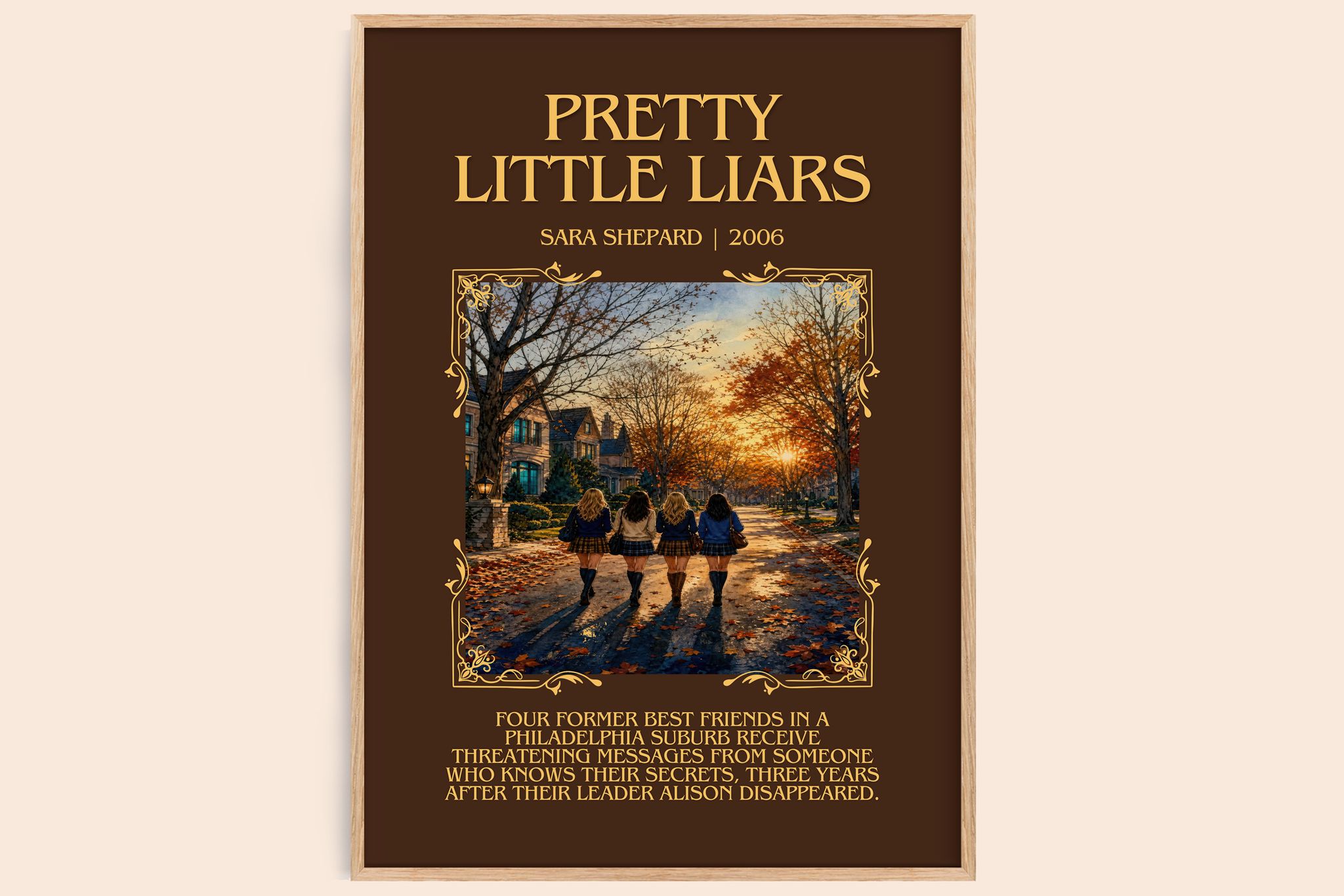 Pretty Little Liars Minimalist Book Poster by Sara Shepard