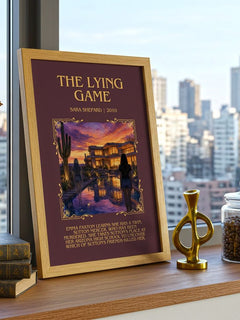 The Lying Game Minimalist Book Poster by Sara Shepard – image 3