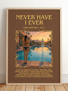 Never Have I Ever Minimalist Book Poster by Sara Shepard – image 2