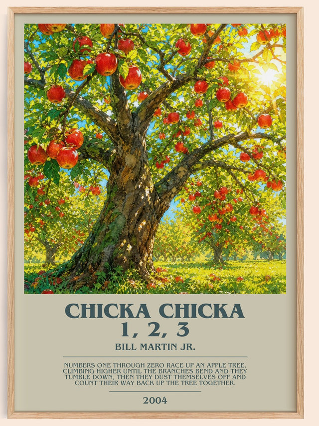 Chicka Chicka 1, 2, 3 Bookish Wall Art by Bill Martin Jr.