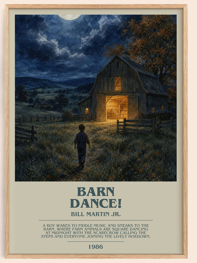 Barn Dance! Bookish Wall Art by Bill Martin Jr.