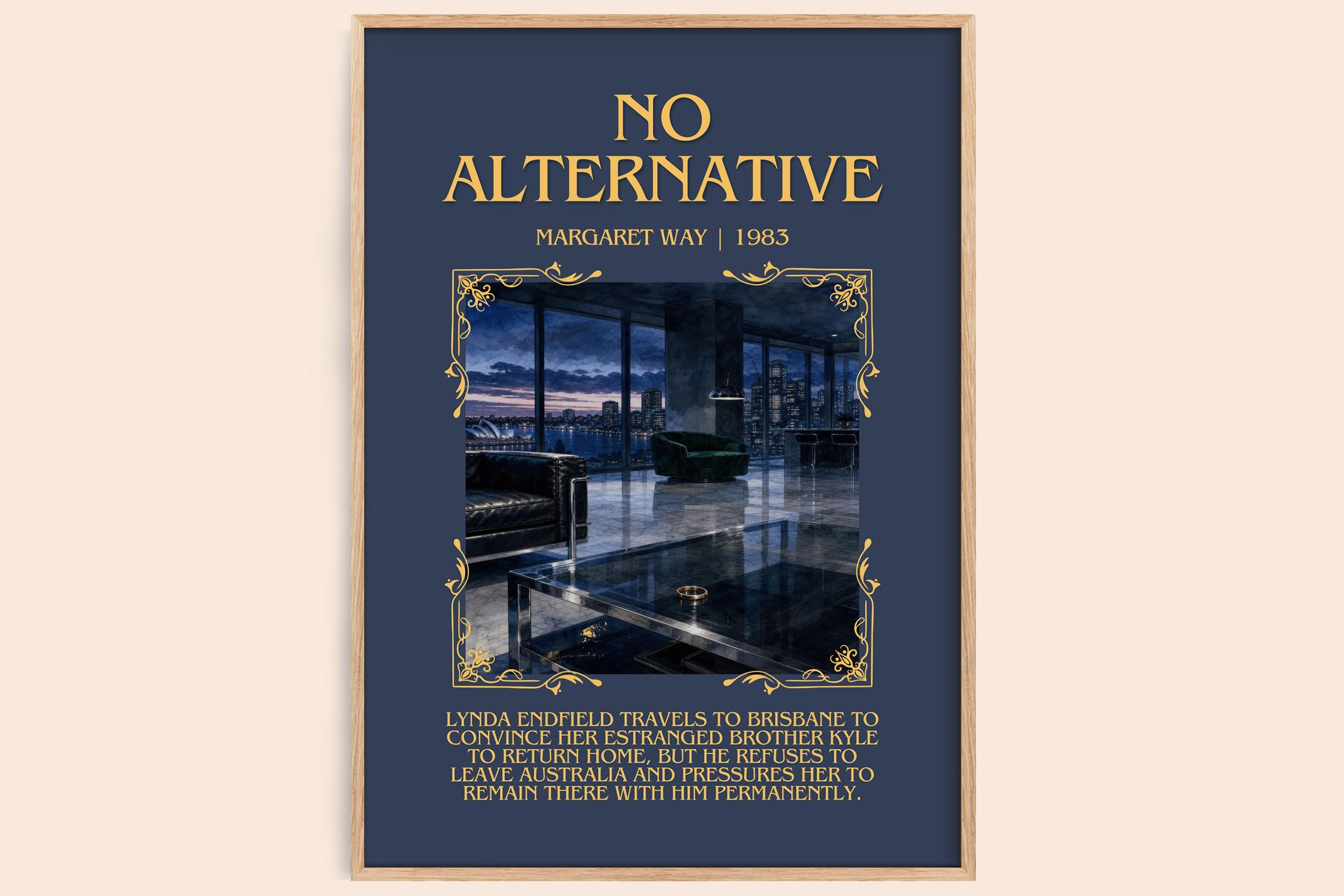 No Alternative Minimalist Book Poster by Margaret Way