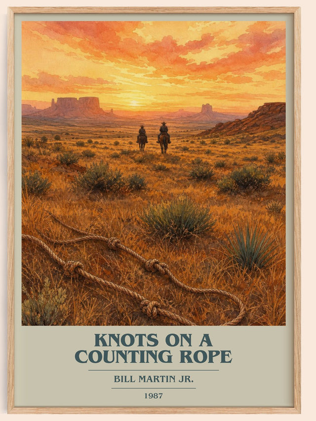 Knots On A Counting Rope Book Cover Poster by Bill Martin Jr.