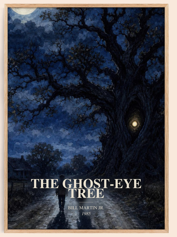 The Ghost-Eye Tree watercolour book poster by Bill Martin Jr. – framed literary art print