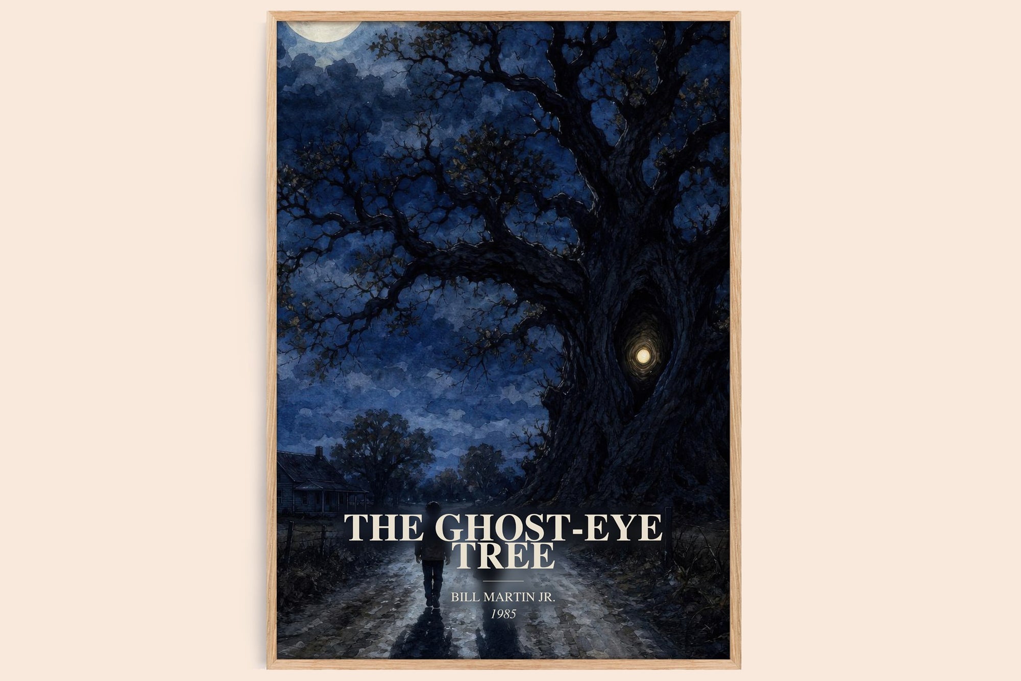 The Ghost-Eye Tree watercolour book poster by Bill Martin Jr. – framed literary art print