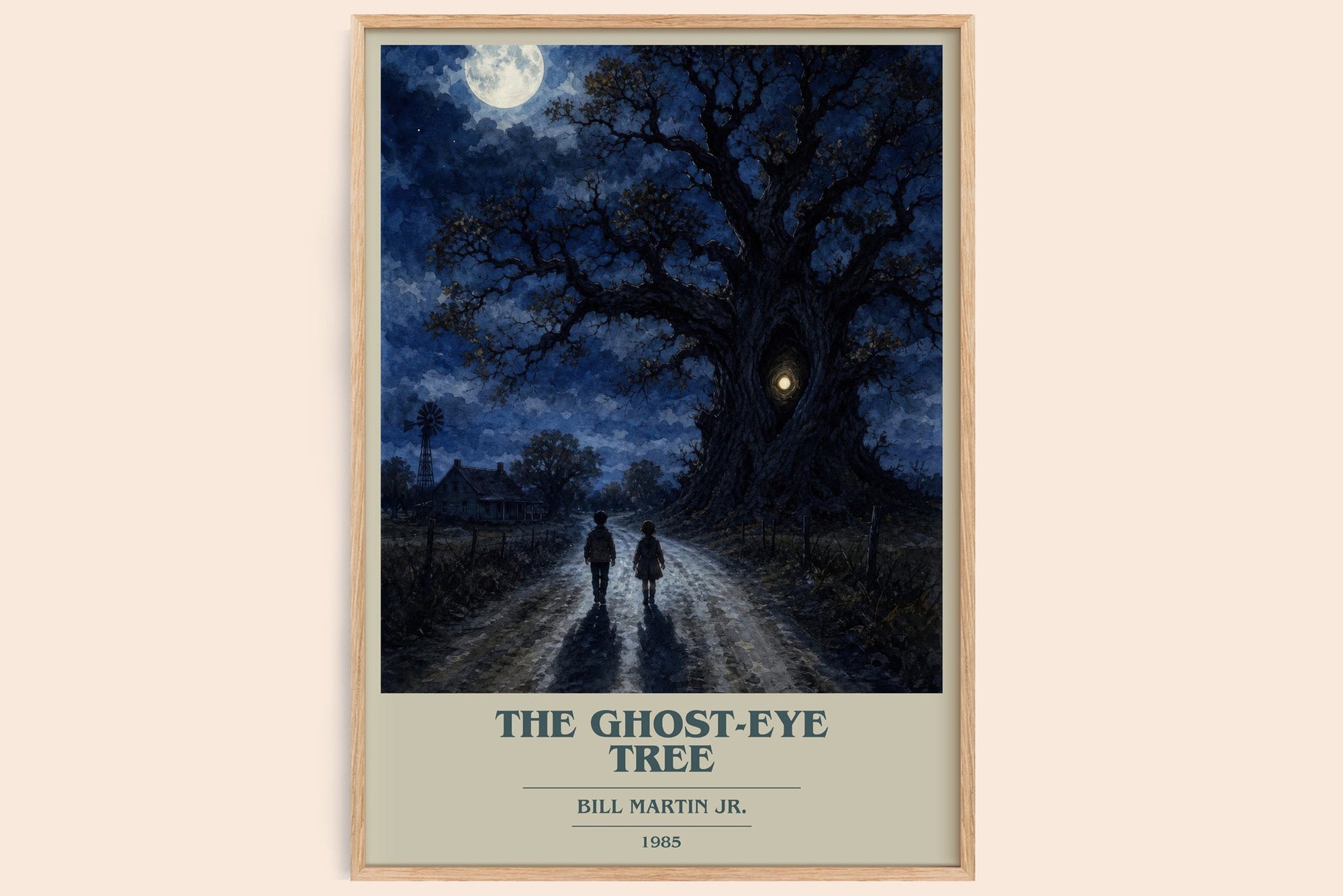 The Ghost-Eye Tree book cover book poster by Bill Martin Jr. – framed literary art print