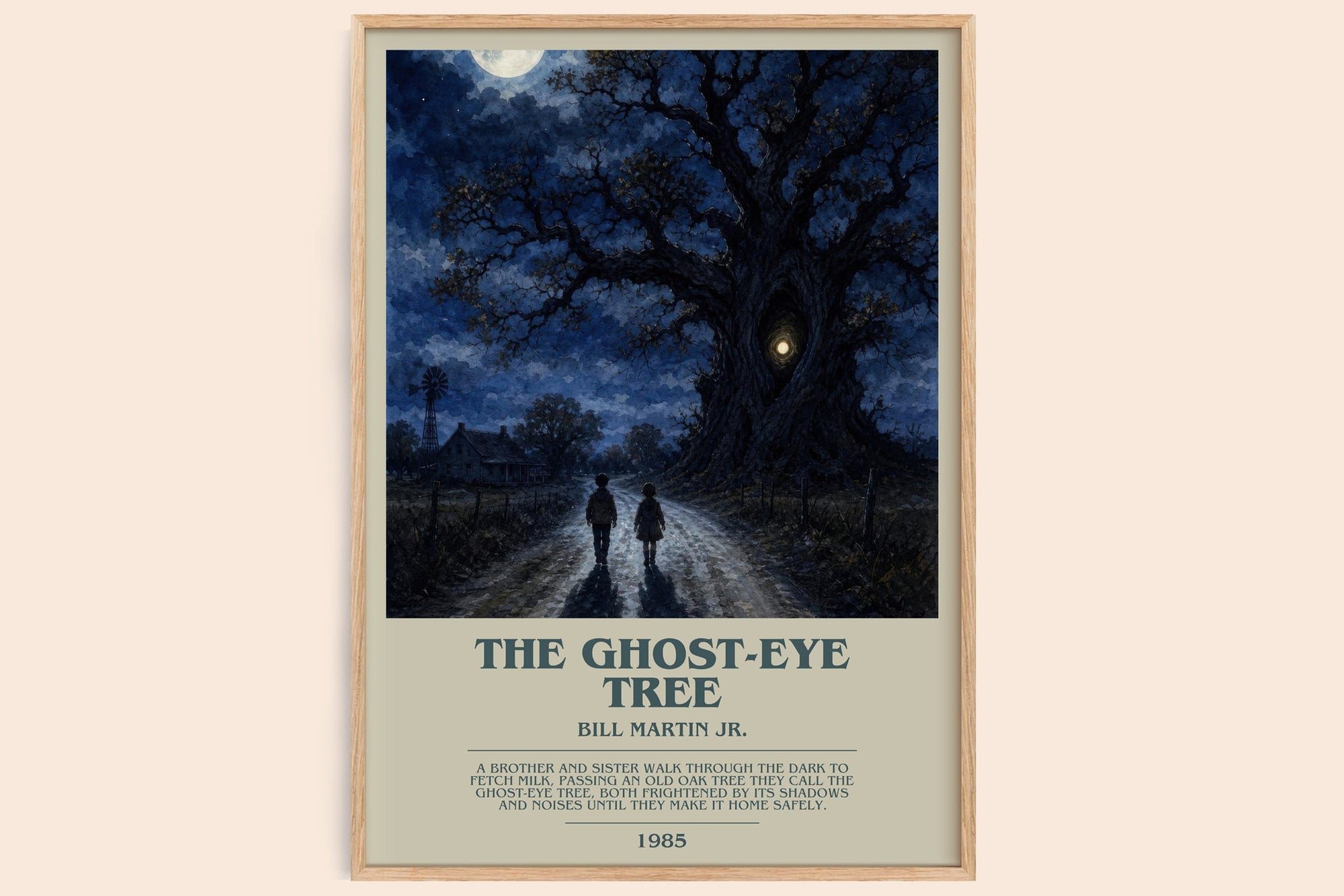 The Ghost-Eye Tree bookish book poster by Bill Martin Jr. – framed literary art print