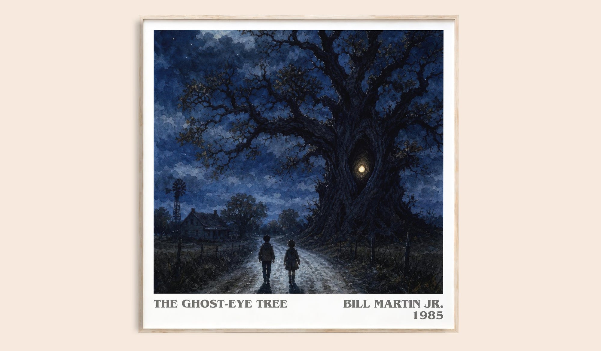 The Ghost-Eye Tree literary book poster by Bill Martin Jr. – framed literary art print