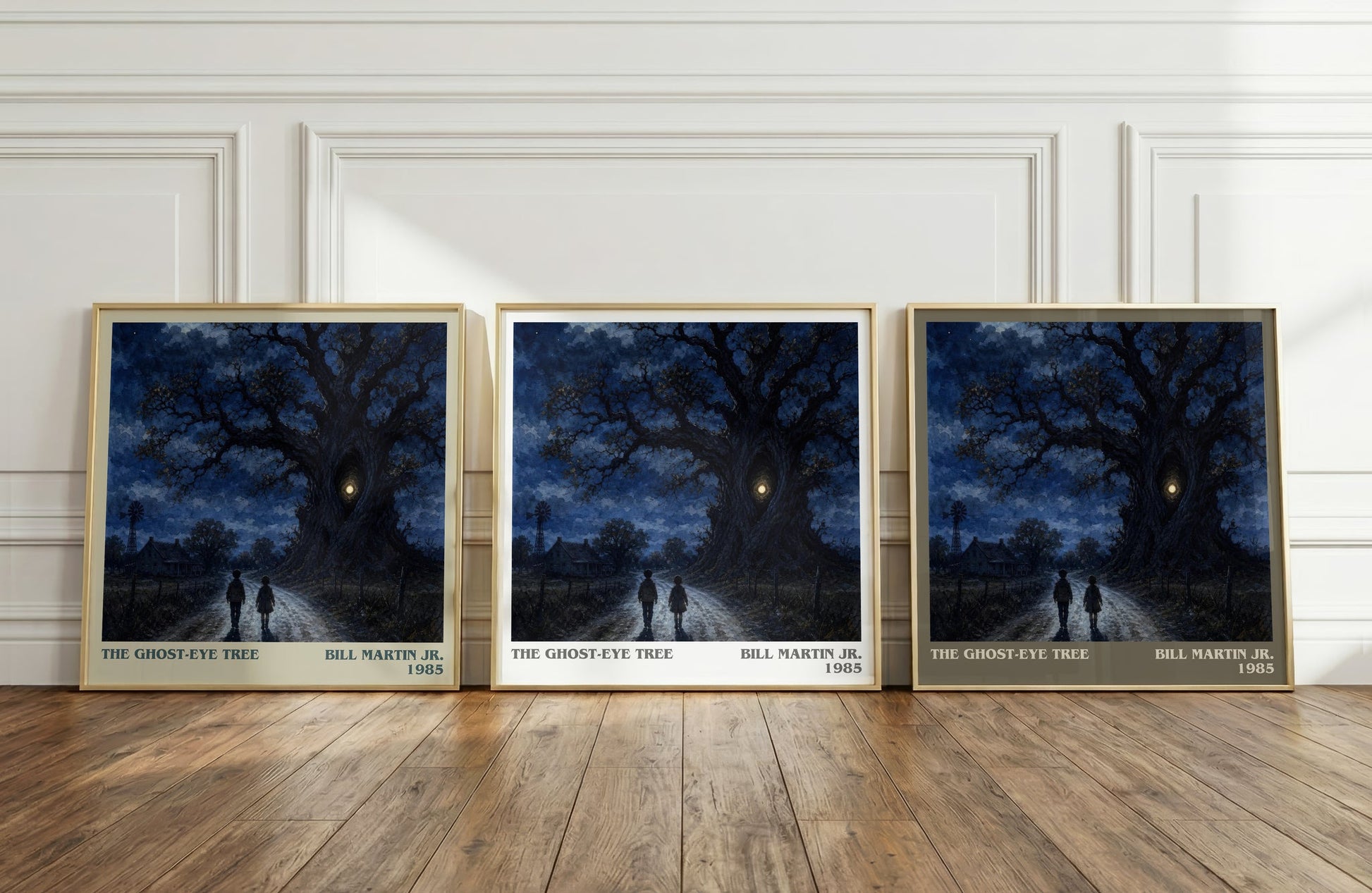 The Ghost-Eye Tree literary art print colour and style options – Bill Martin Jr. book art