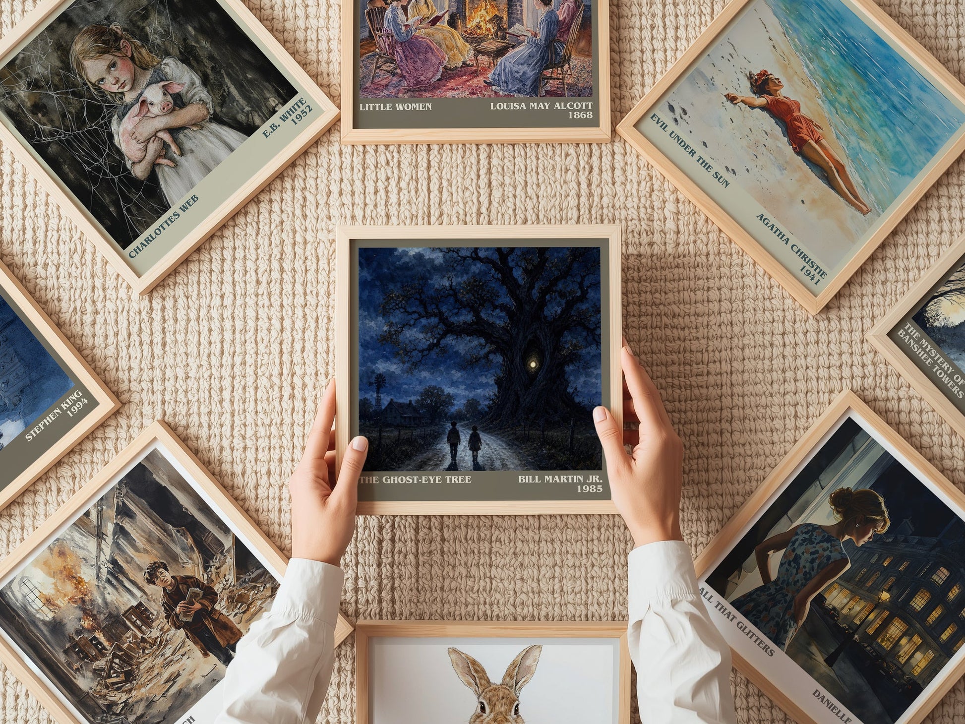 The Ghost-Eye Tree literary book poster framed on wall – childrens wall art
