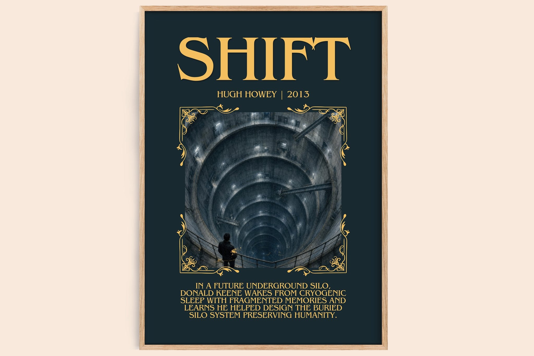 Shift Minimalist Book Poster by Hugh Howey