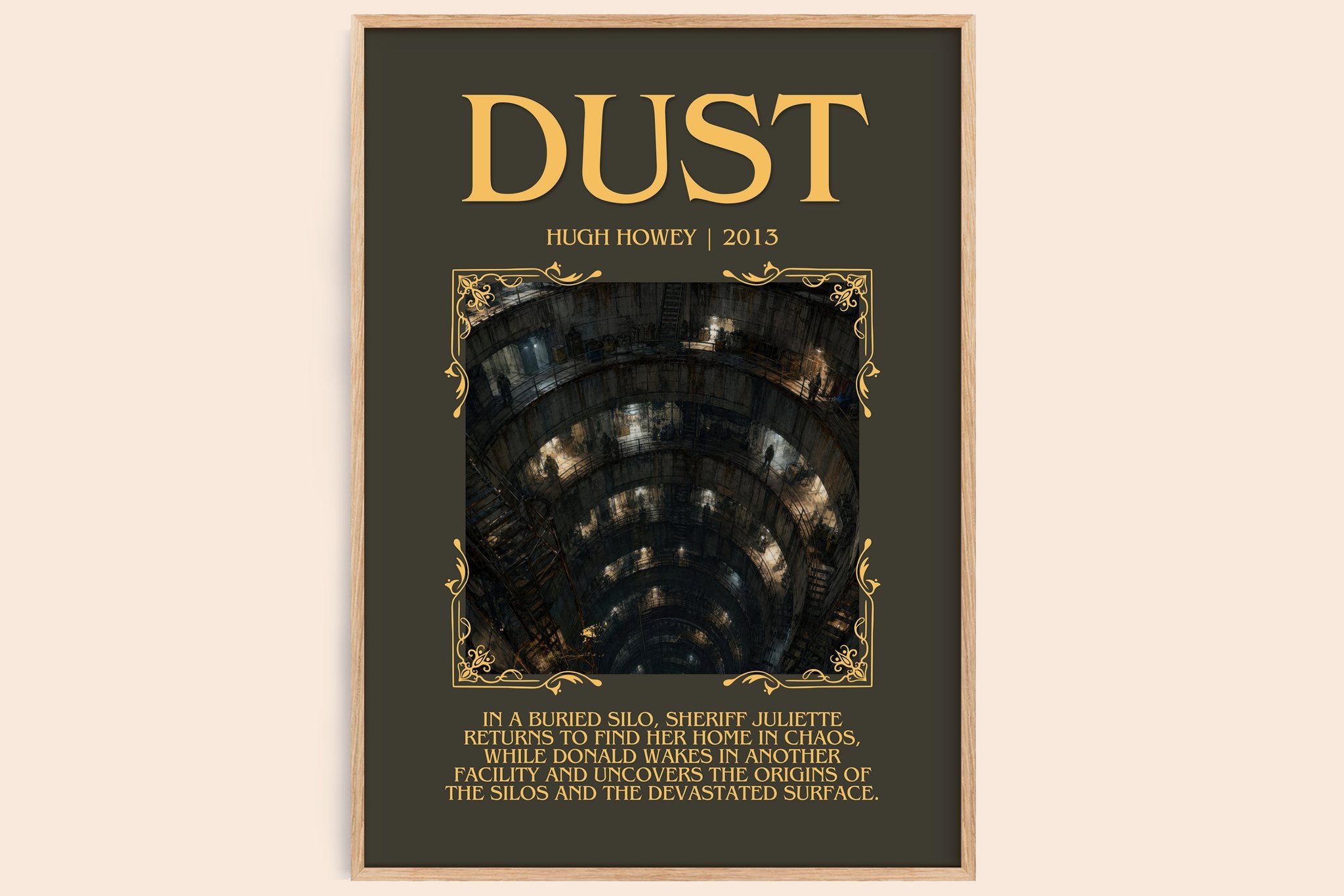 Dust Minimalist Book Poster by Hugh Howey