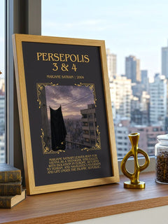 Persepolis 3 & 4 Minimalist Book Poster by Marjane Satrapi – image 3