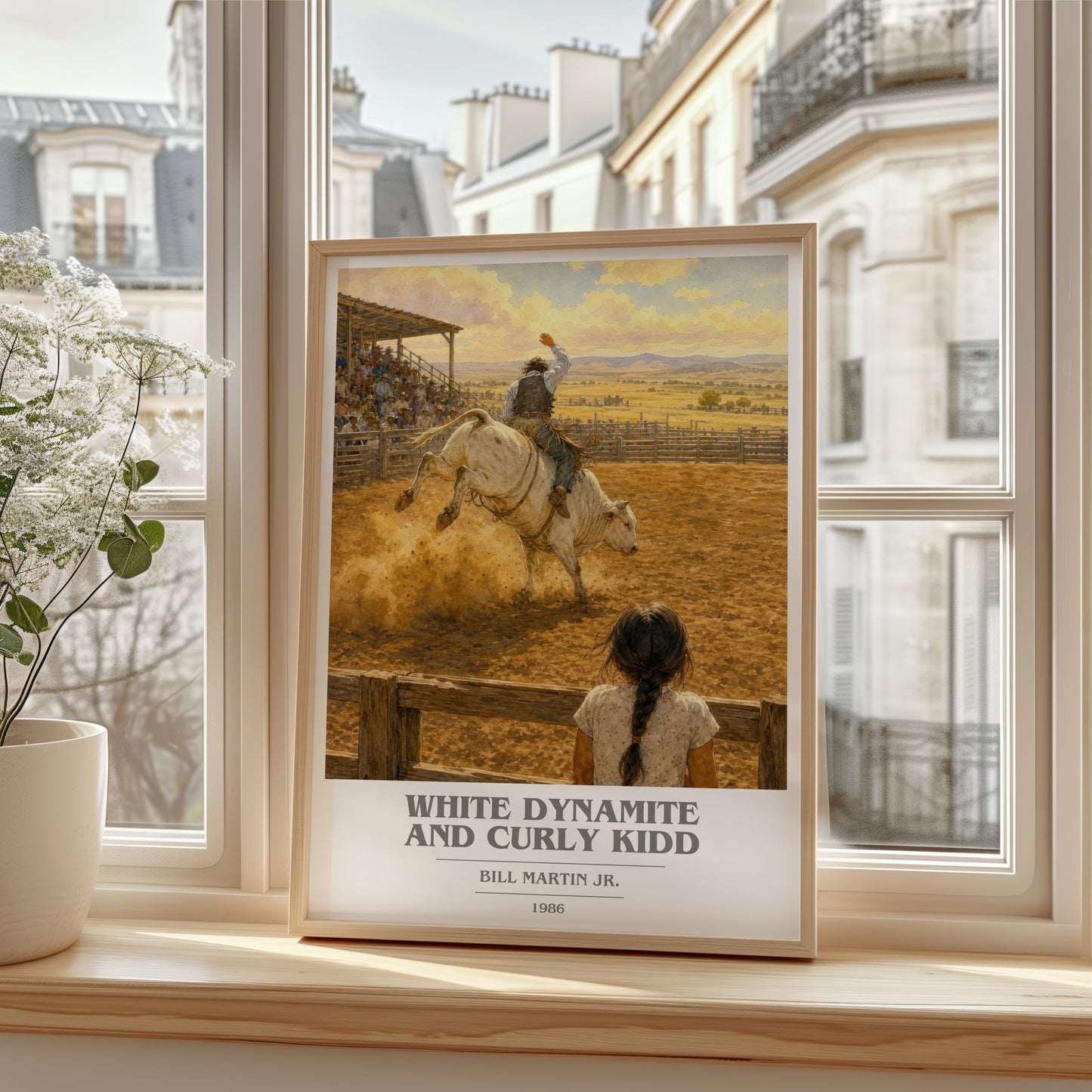 White Dynamite And Curly Kidd book cover poster colour and style options – Bill Martin Jr. book art