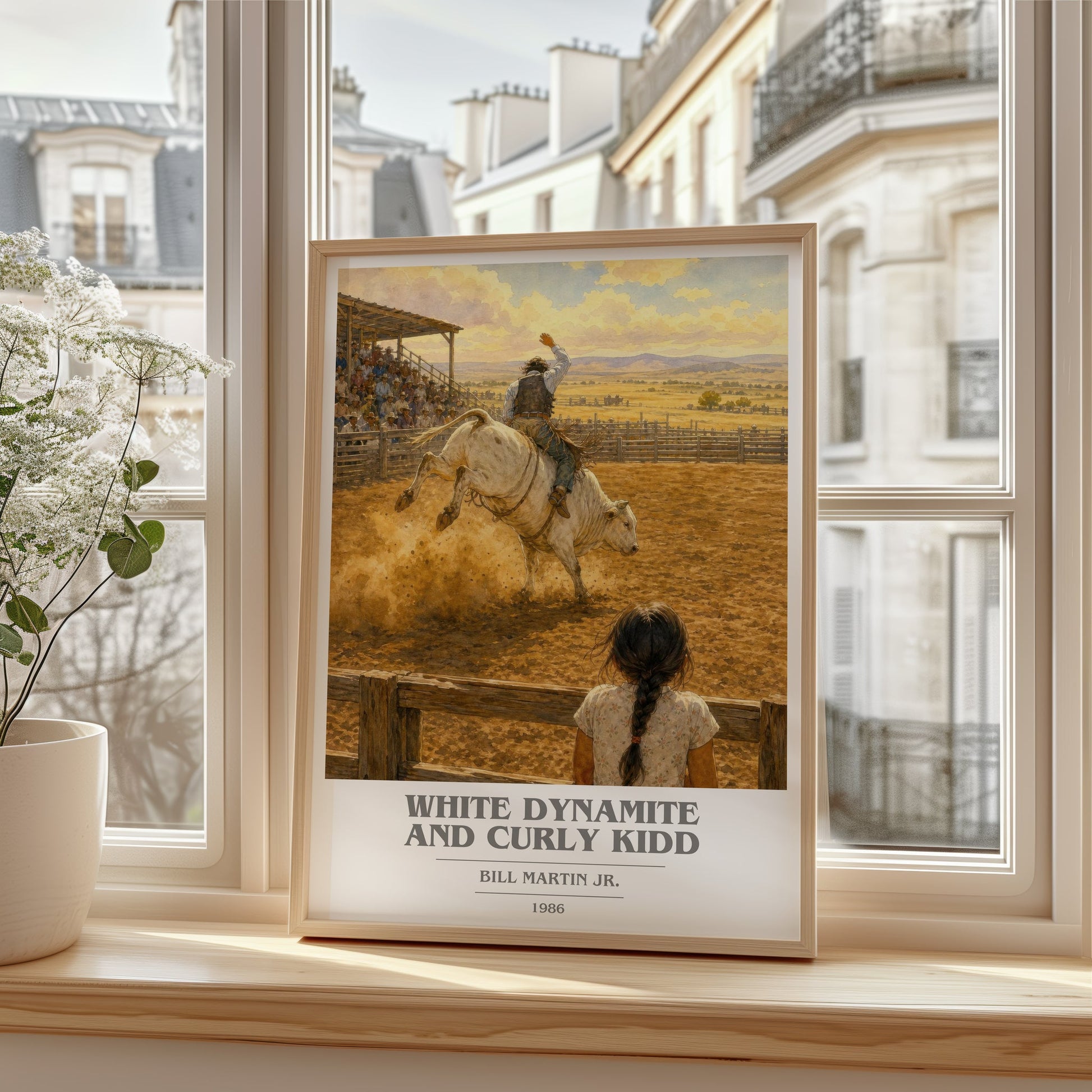 White Dynamite And Curly Kidd book cover poster colour and style options – Bill Martin Jr. book art