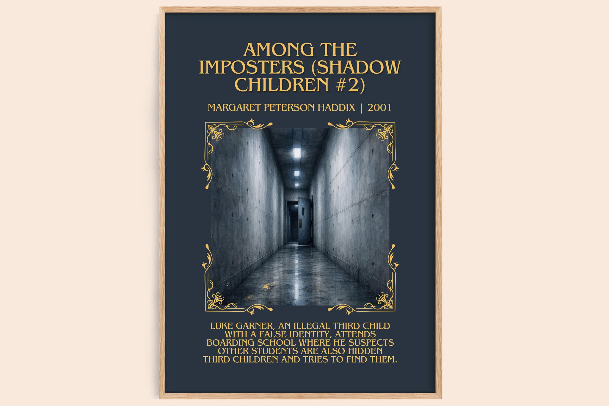 Among the Imposters (Shadow Children #2) Minimalist Book Poster by Margaret Peterson Haddix