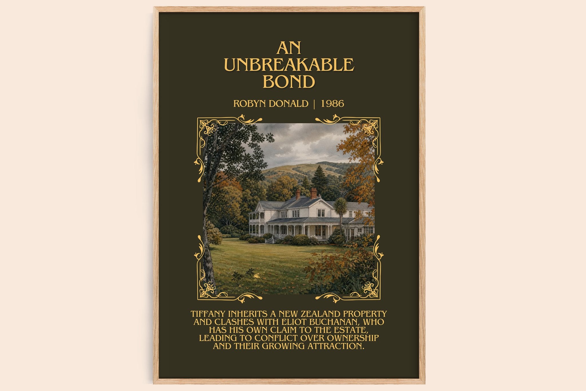 An Unbreakable Bond Minimalist Book Poster by Robyn Donald