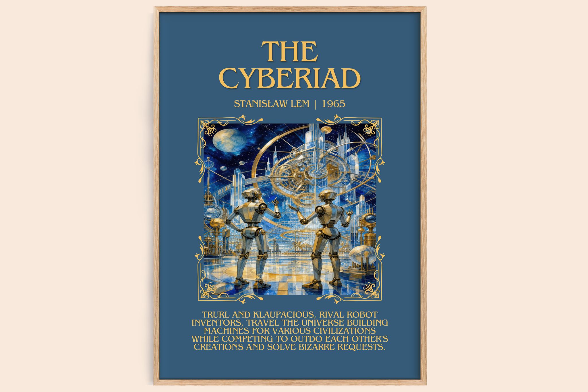 The Cyberiad Minimalist Book Poster by Stanisław Lem